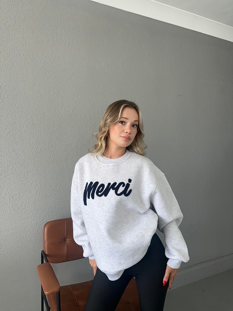 Merci Punch Sweat Gri