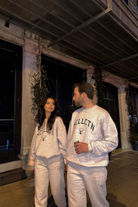 Jogger Sport Takım Gri