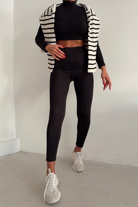 Termal Şardonlu Perfect Tayt Siyah