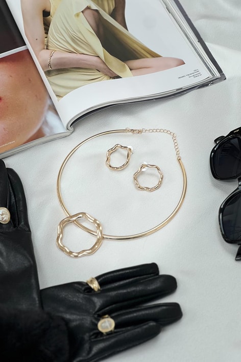Strong Küpeli Set Gold