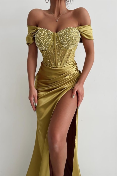 Cup Pearly Alina Abiye Yağ Yeşili