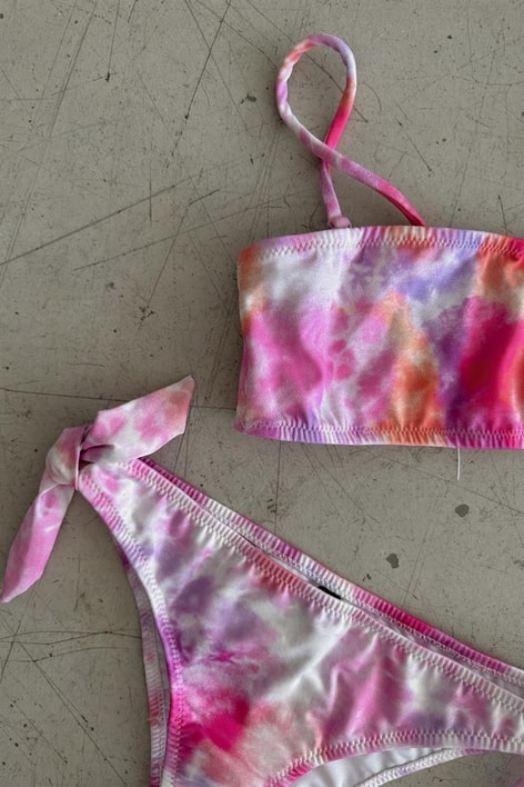 Batik Desen Bikini Takım Lila
