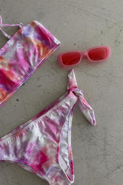 Batik Desen Bikini Takım Lila