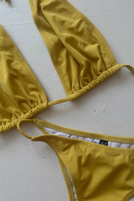 İp Detay Rowena Bikini Hardal