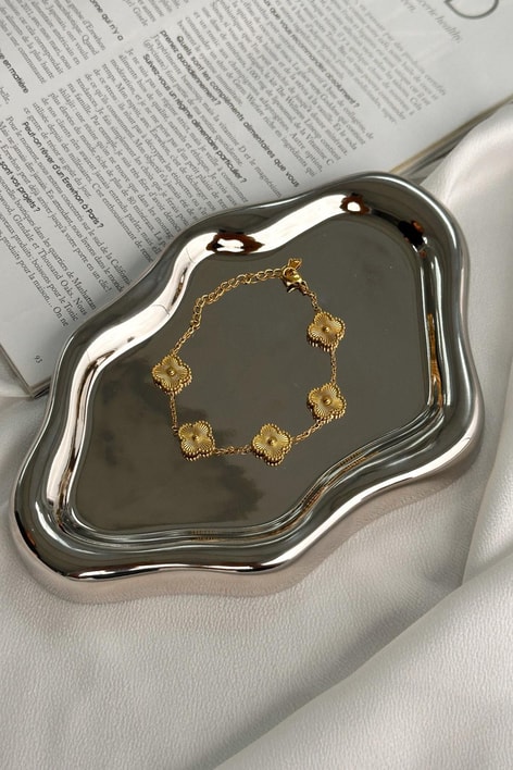 Gonca Bileklik Gold
