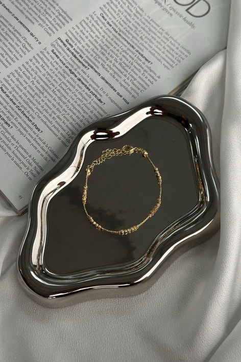 Tel Burgu Bileklik Gold