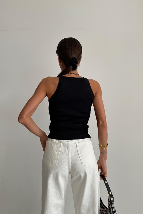 Çelik Örme Triko Siyah