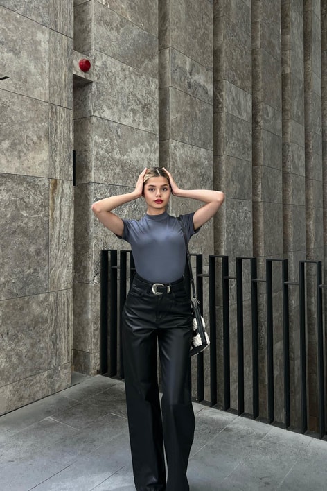 Dik Yaka Body Antrasit