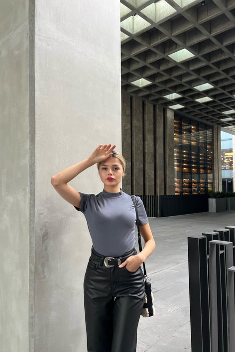 Dik Yaka Body Antrasit