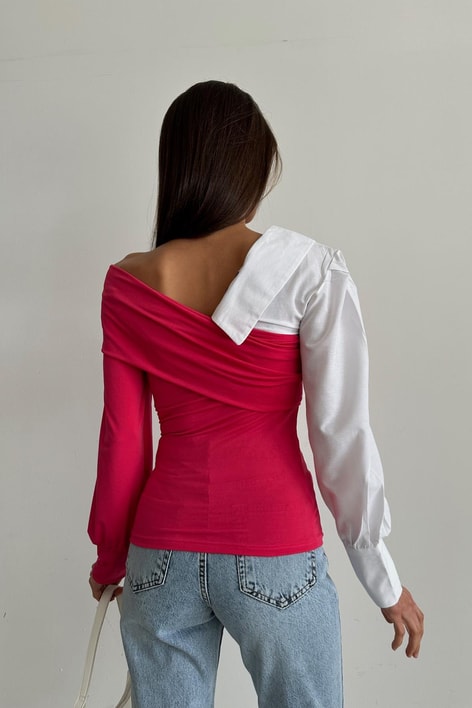 Tasarım Bluz Fuşya