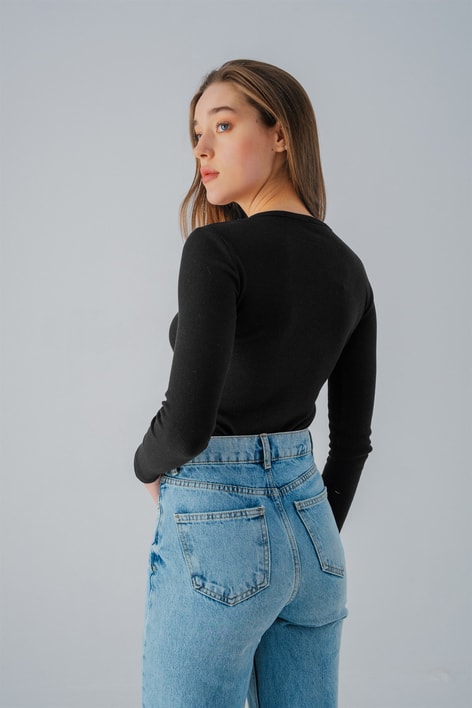 Street Bodysuit Siyah