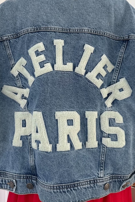 Atelıer Paris Jean  Ceket Mavi Ceket