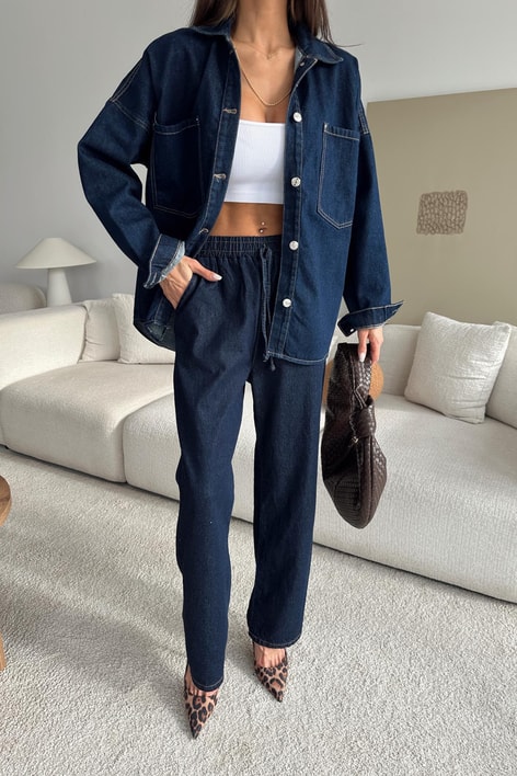 Riva Denim Ceket Lacivert