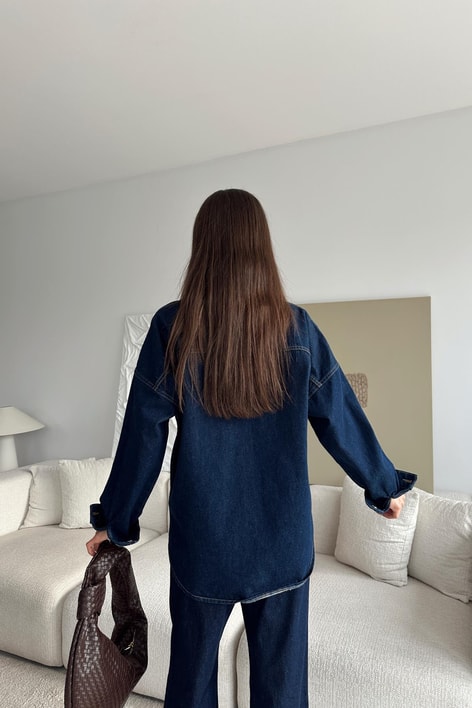Riva Denim Ceket Lacivert