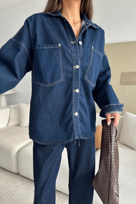 Riva Denim Ceket Lacivert