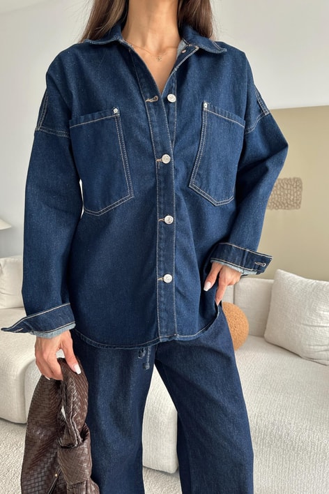 Riva Denim Ceket Lacivert