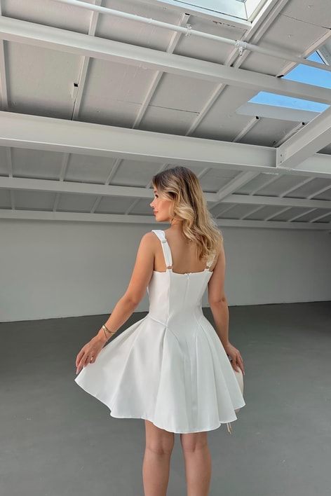 Bella Elbise Beyaz