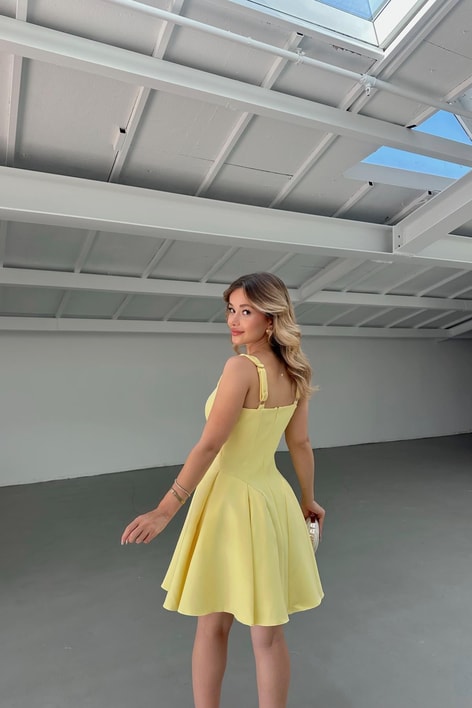 Bella Elbise Sarı