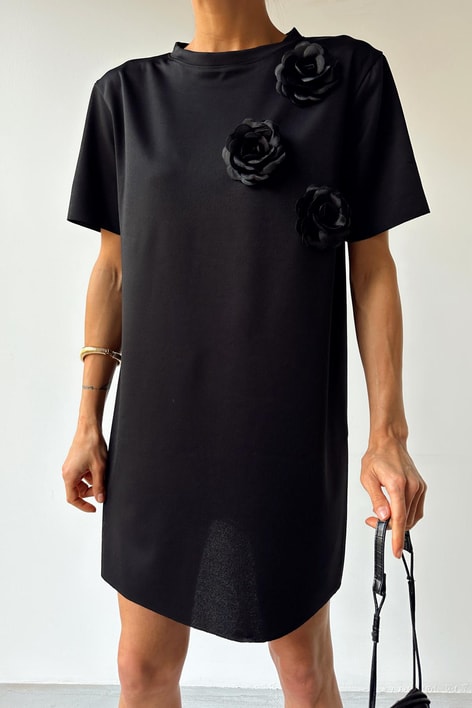 Black Rose Elbise Siyah