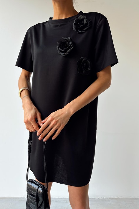 Black Rose Elbise Siyah