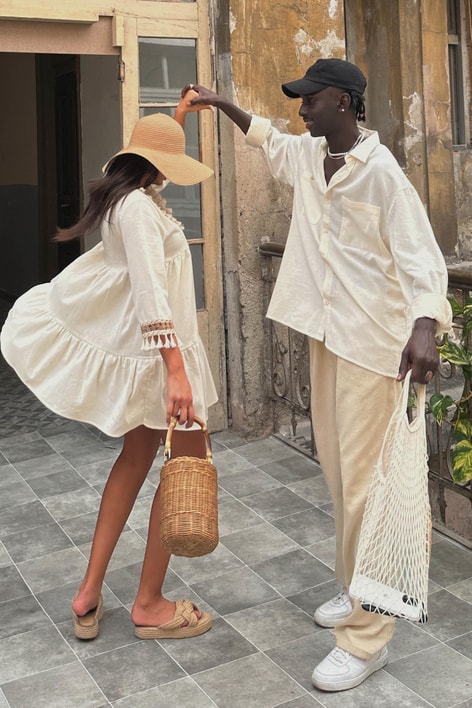 İşleme Püskül Detay Veronica Elbise Taş