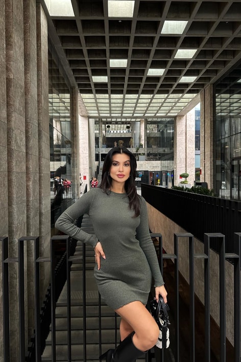 Kaşkorse Elbise Haki