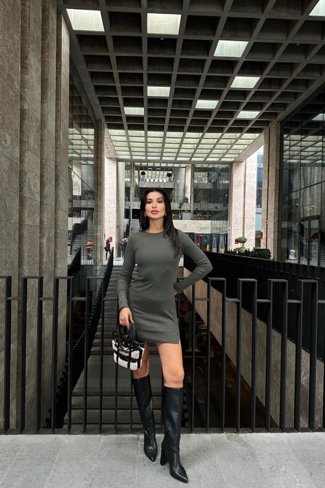 Kaşkorse Elbise Haki