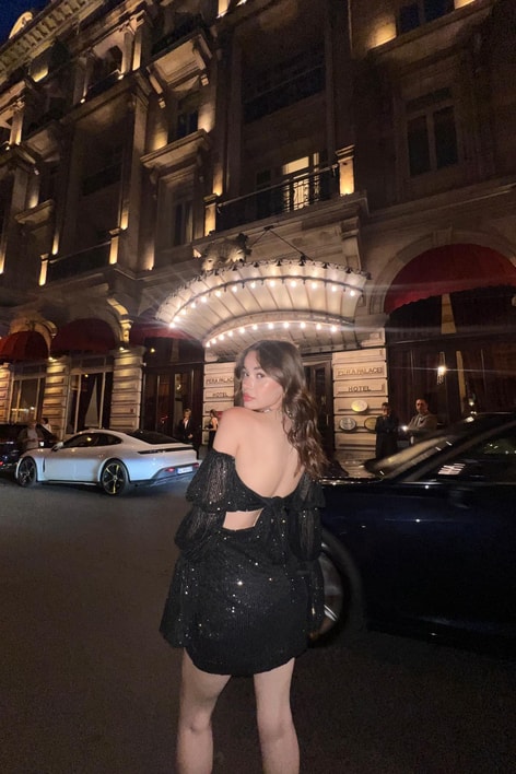 Payet Premium Elbise Siyah