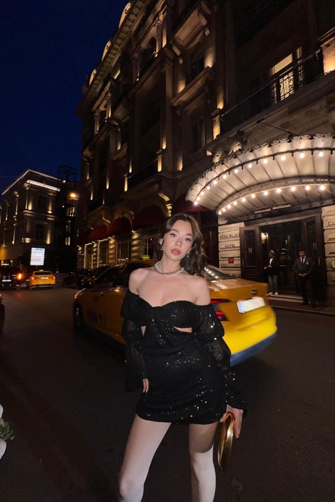 Payet Premium Elbise Siyah