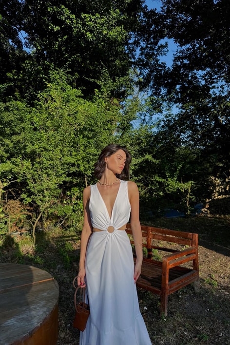 Stella Elbise Beyaz
