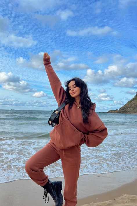 Basic Jogger Eşofman Altı Kahverengi