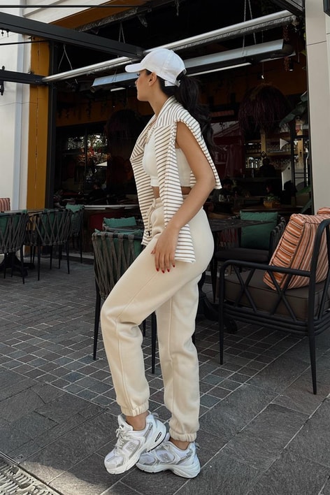 Basic Jogger Eşofman Altı Bej