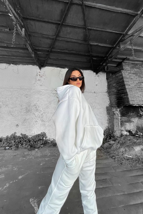 Basic Jogger Eşofman Altı Beyaz