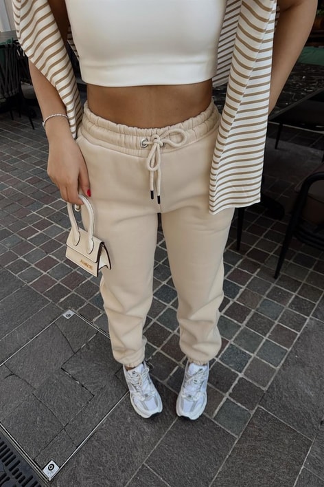 Basic Jogger Eşofman Altı Bej