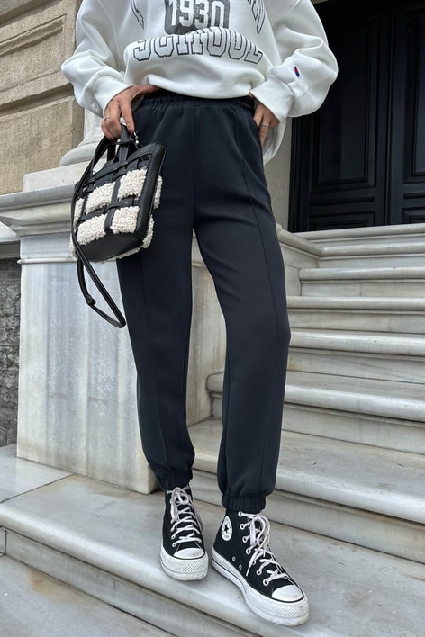 Dikiş detay Eşofman Altı Antrasit