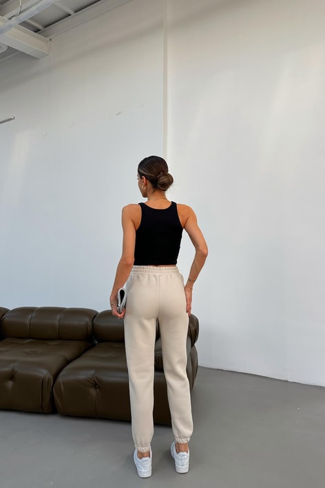 Jogger Eşofman Altı Bej