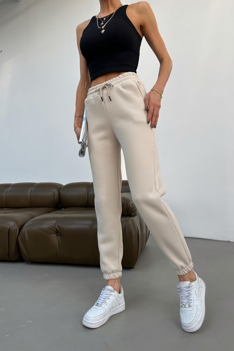 Jogger Eşofman Altı Bej
