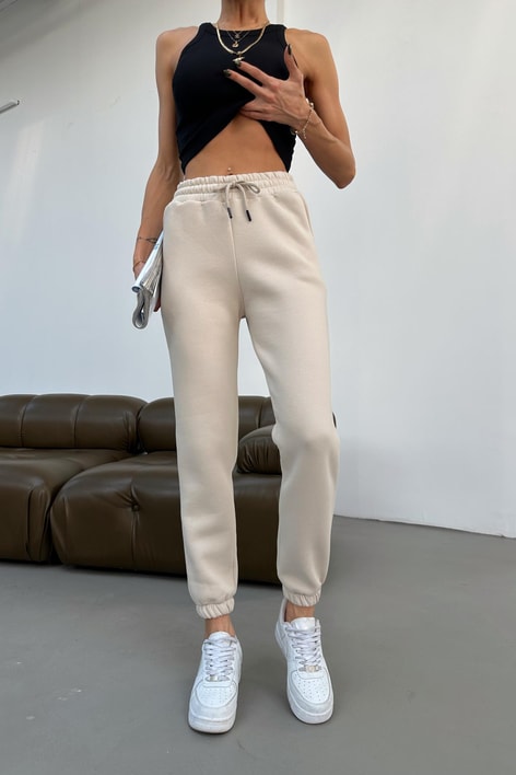Jogger Eşofman Altı Bej