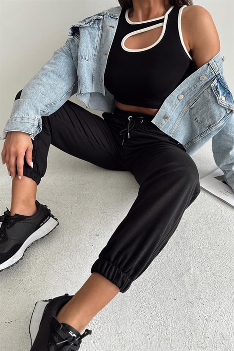 Jogger Relax Eşofman Altı Siyah