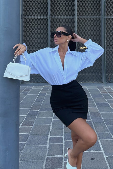 Basic Mini Etek Siyah