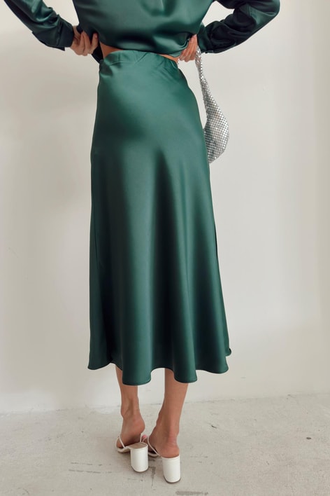 Bilek Boy Saten Etek Zümrüt Yeşili
