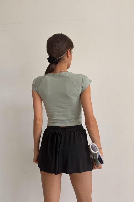 Tenis Şort Etek Siyah