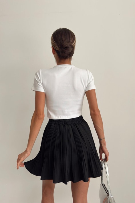 Volan Pilise Etek Siyah