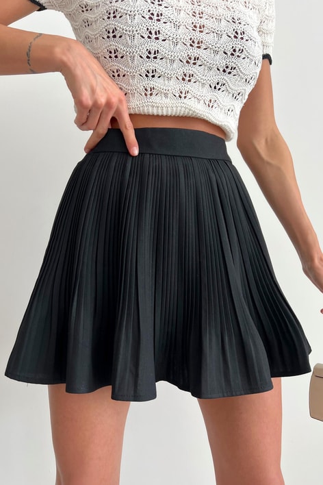 Volan Pilise Etek Siyah