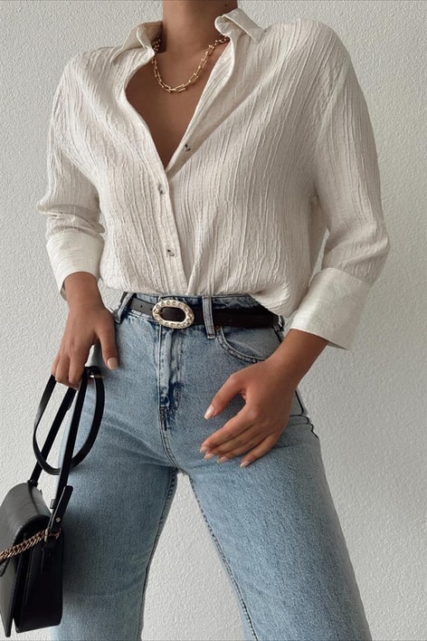 Andros Kabartmalı Gömlek Taş