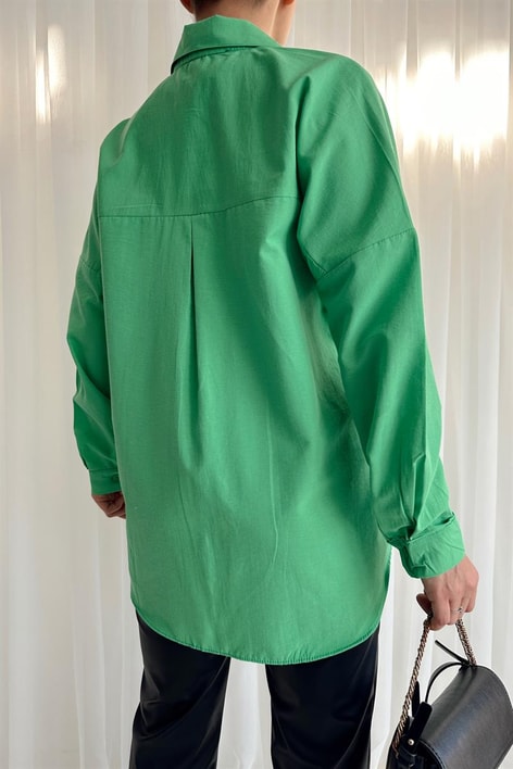 Basic Comfort Gömlek Açık Yeşil