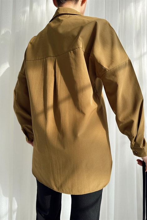 Basic Comfort Gömlek Yağ Yeşili