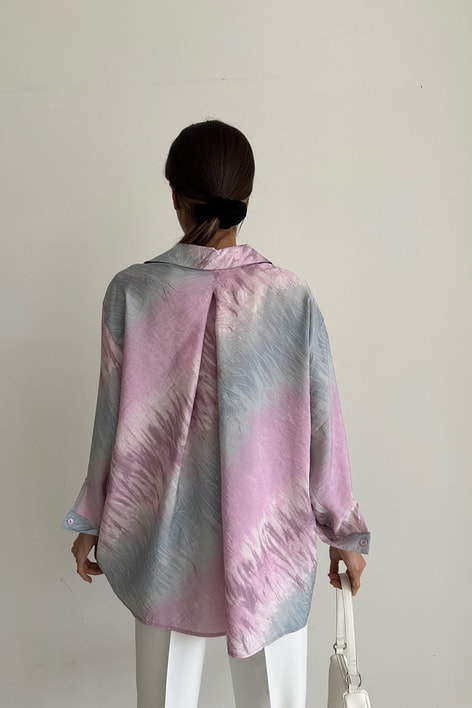 Colorful Dökümlü Gömlek Pembe