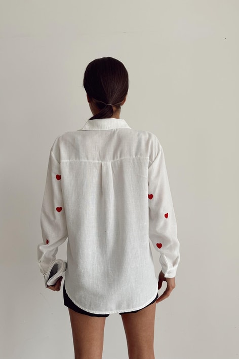 Love Gömlek Beyaz