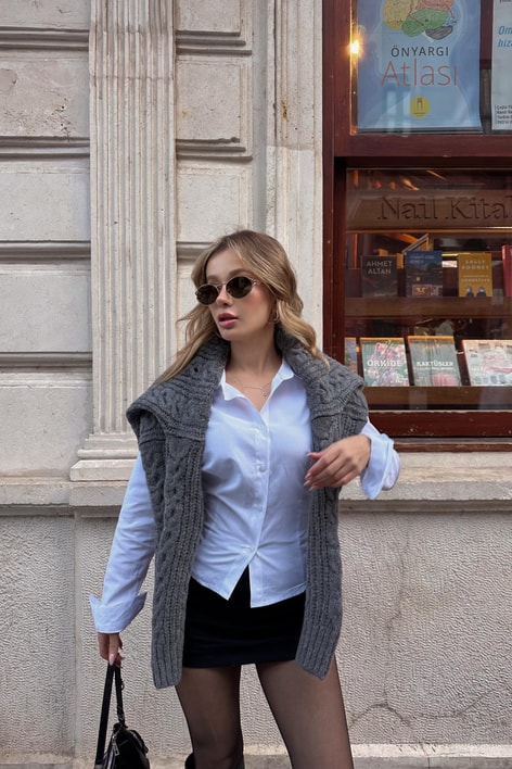 Pensli Slim Fit Gömlek Beyaz